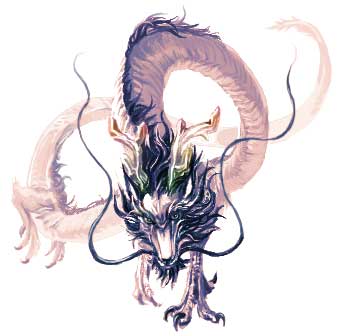 白龍のイラスト